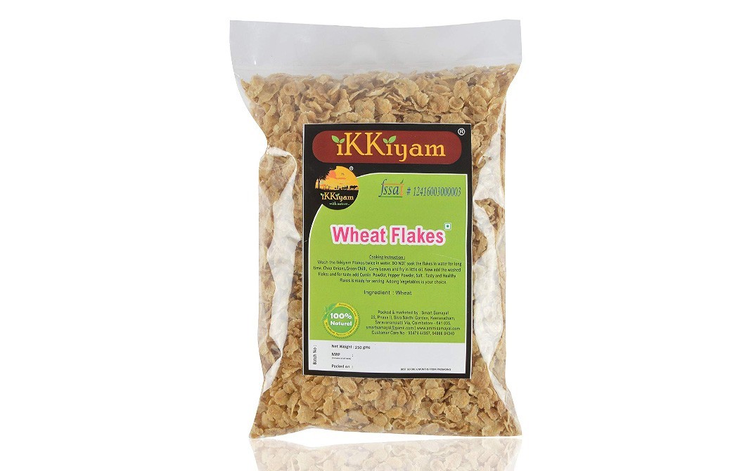 Ikkiyam Wheat Flakes    Pack  250 grams